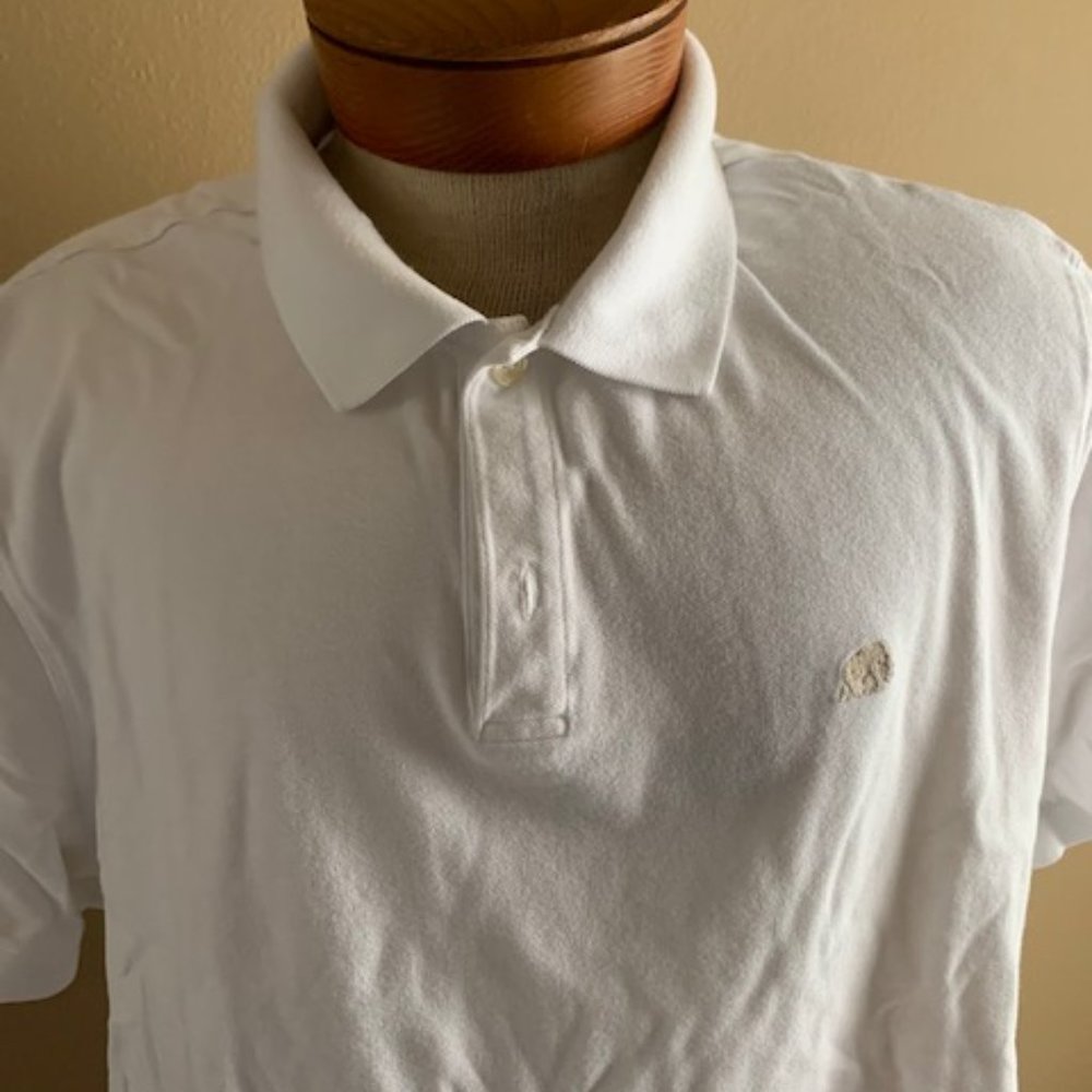 Banana Republic White Polo Shirt - XXL